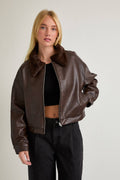 Phoebe Leather Coat