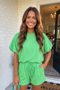 Bubble Top Shorts Set