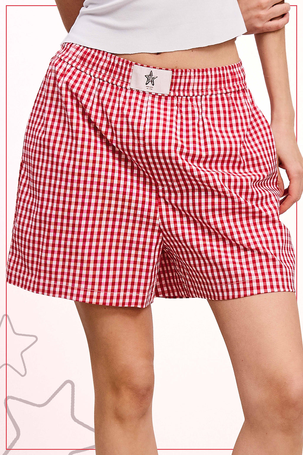 Gingham Boxer Shorts