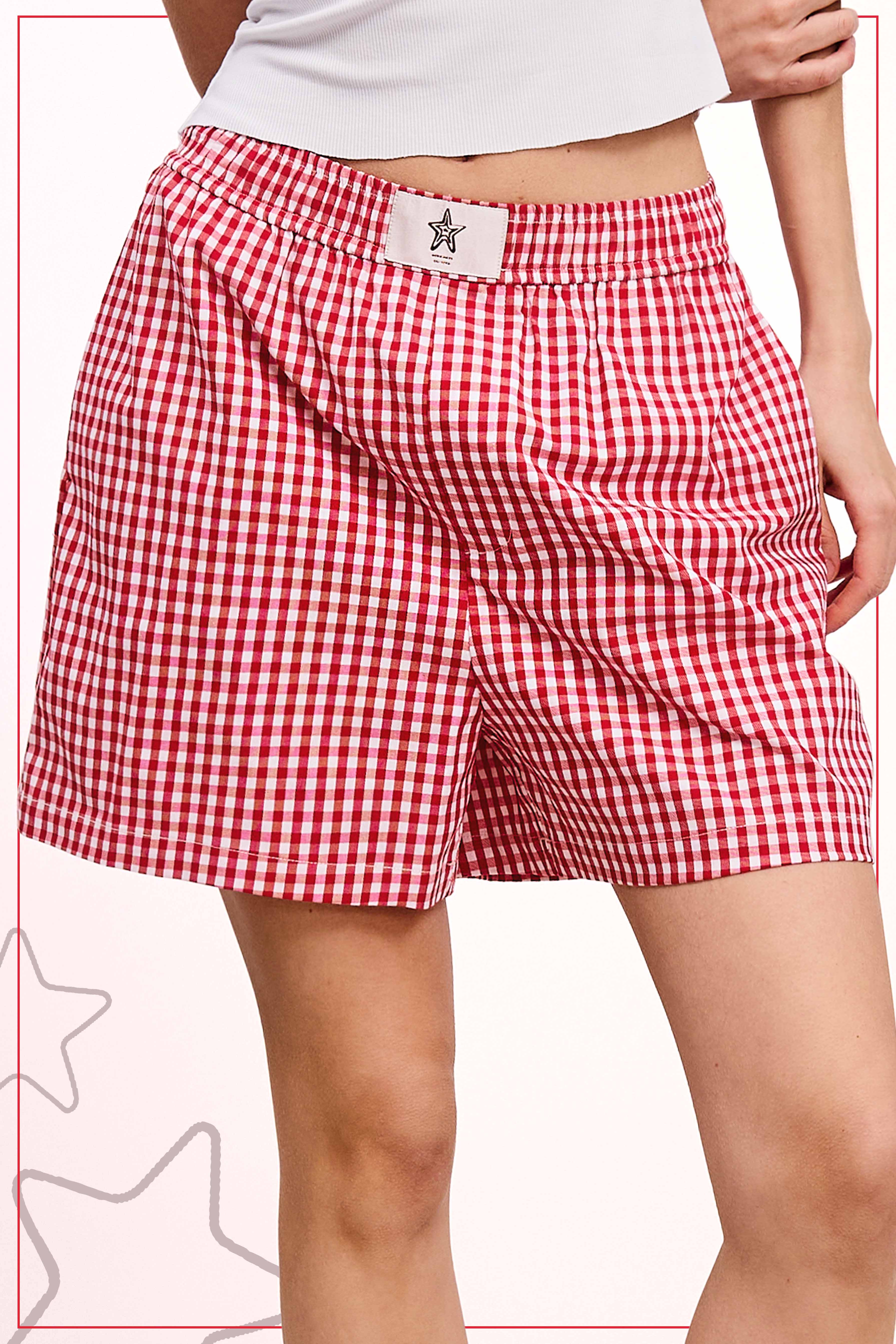 Gingham Boxer Shorts