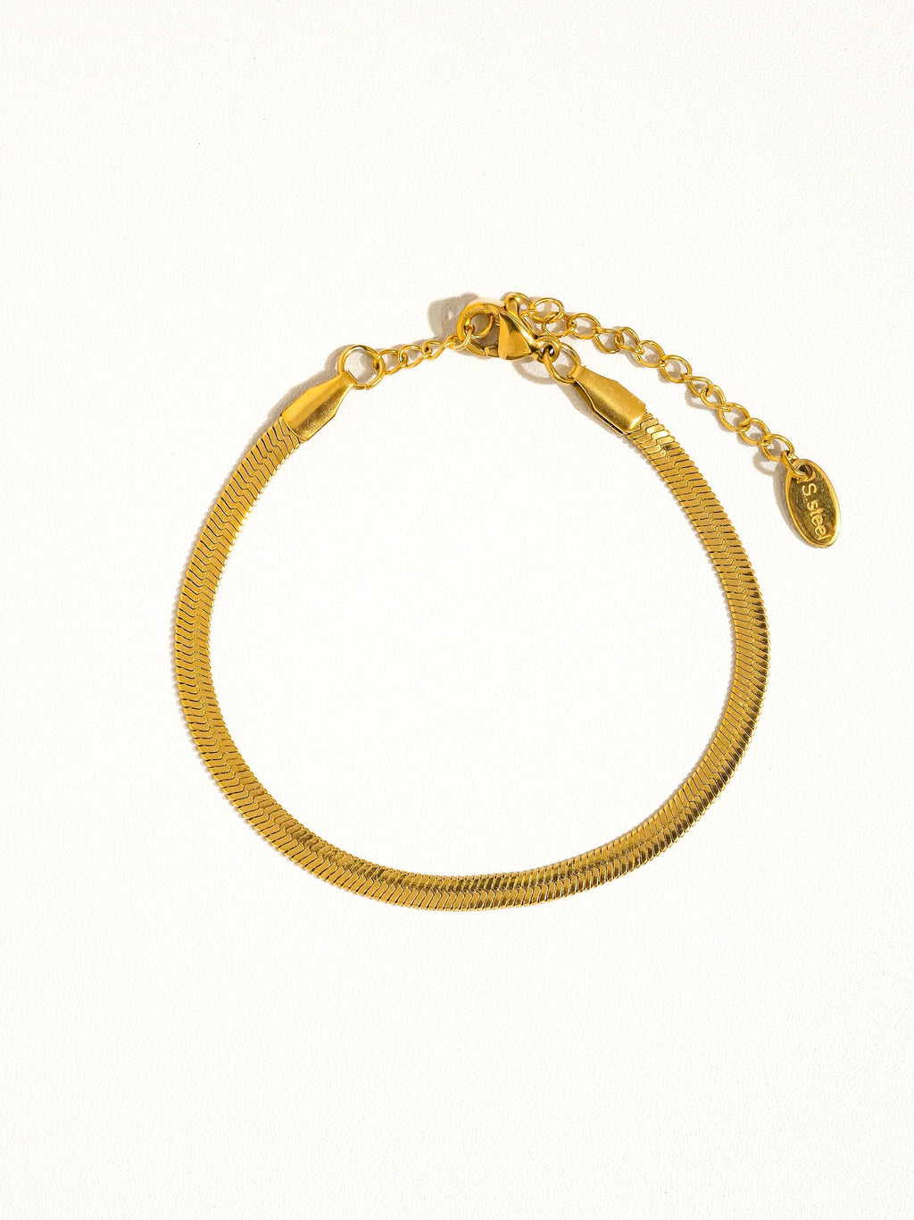 18K Gold Non-Tarnish Snake Bracelet