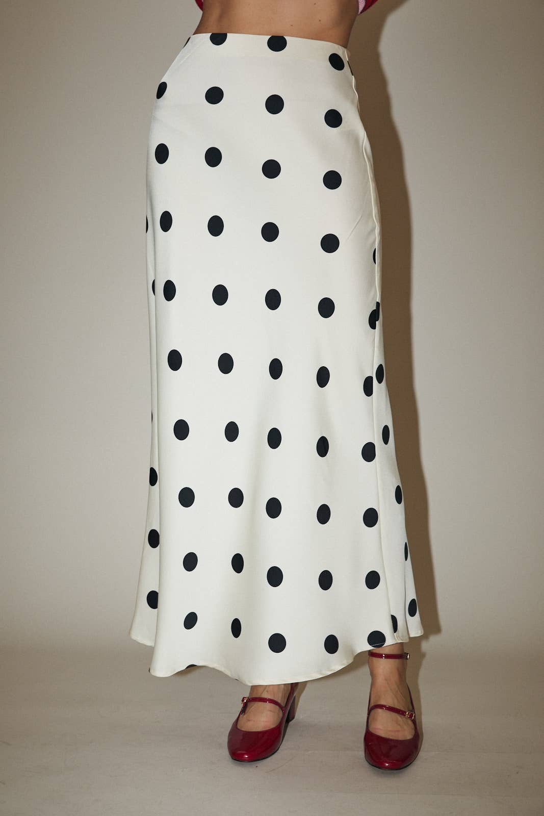Midi Polka Dot Skirt