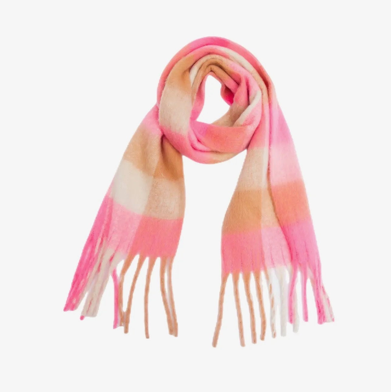 Jumbo Plaid Scarf