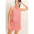 Gingham Sleeveless Set (Top)