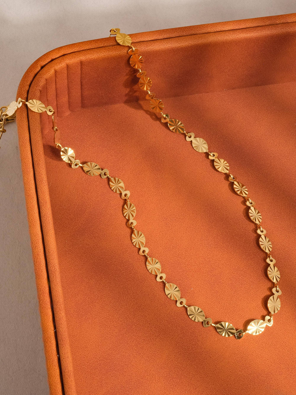 Non-Tarnish Oval Chain Necklace