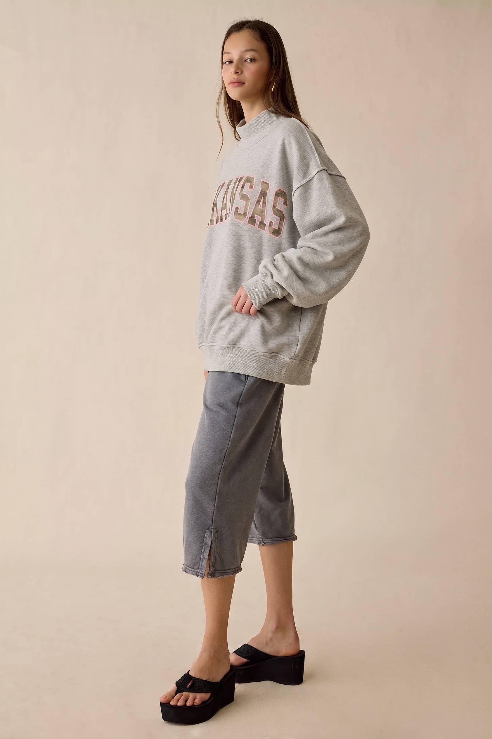 ARKANSAS Mock Neck
