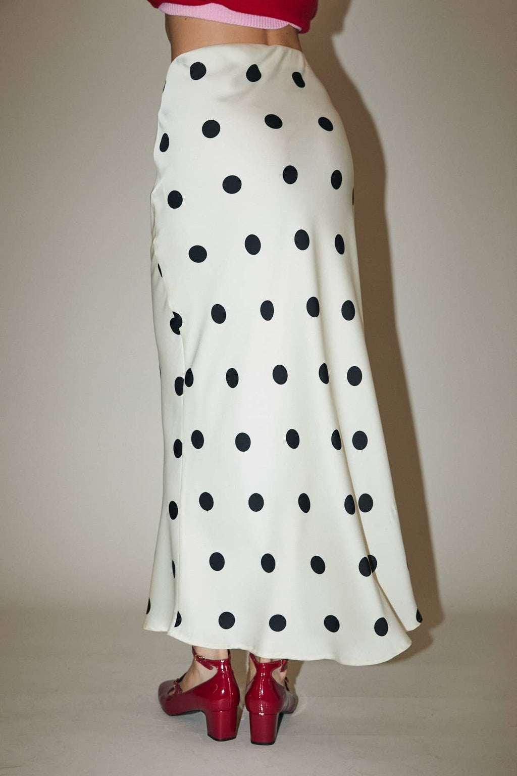 Midi Polka Dot Skirt