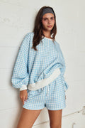 Gingham Lounge Set (Top)