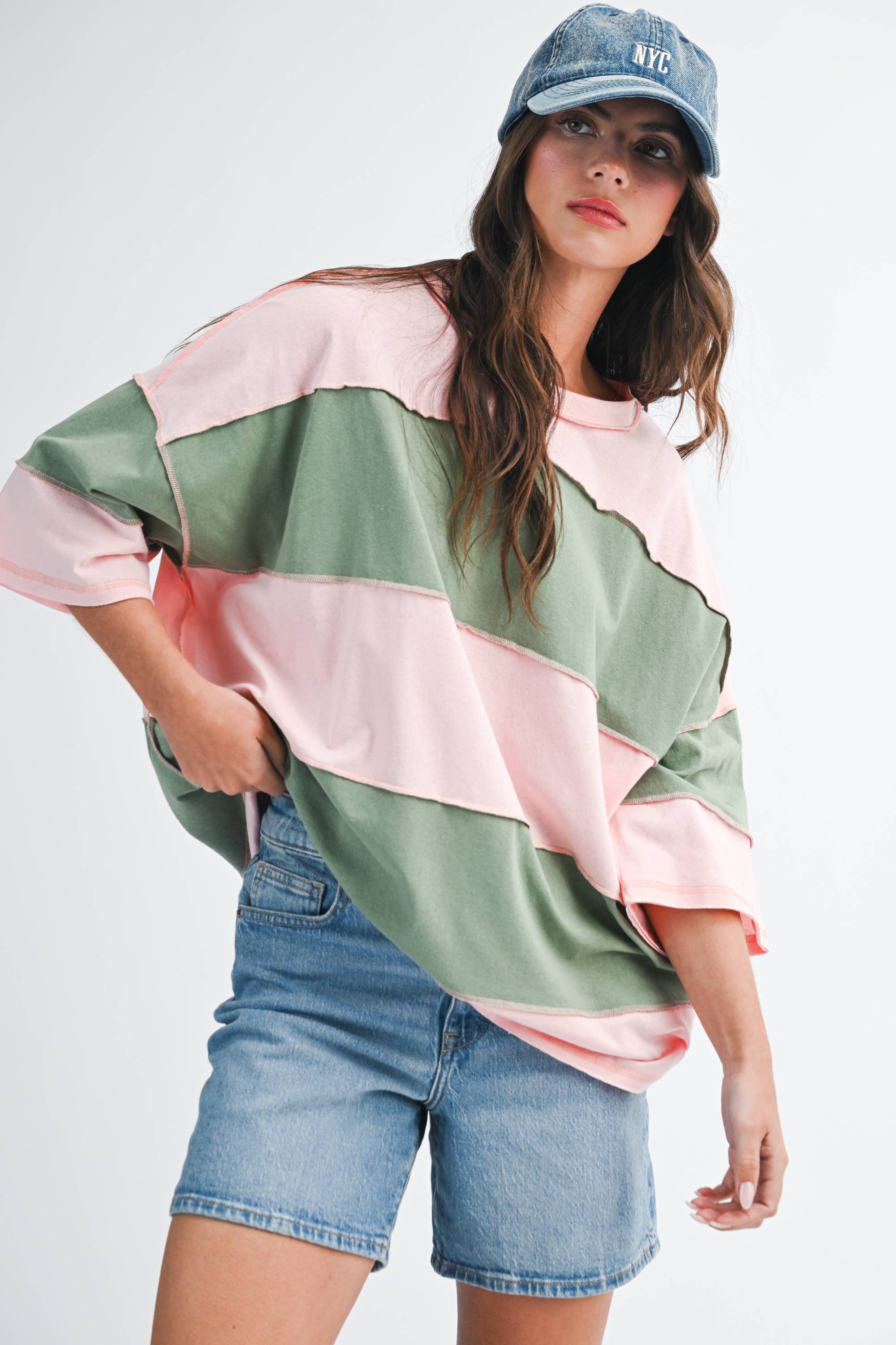 Polly Color Block Top