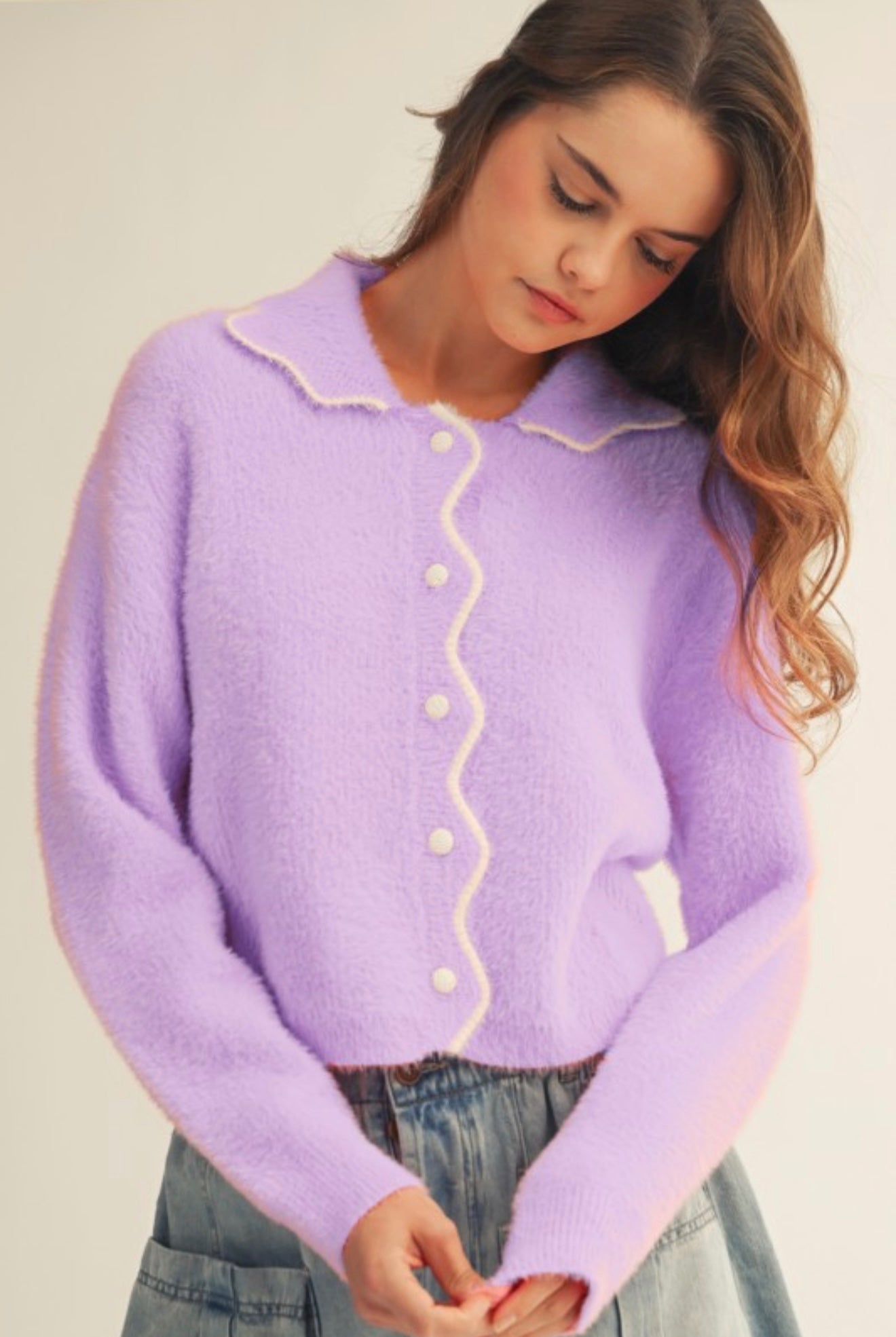 Jennifer Button Down Sweater