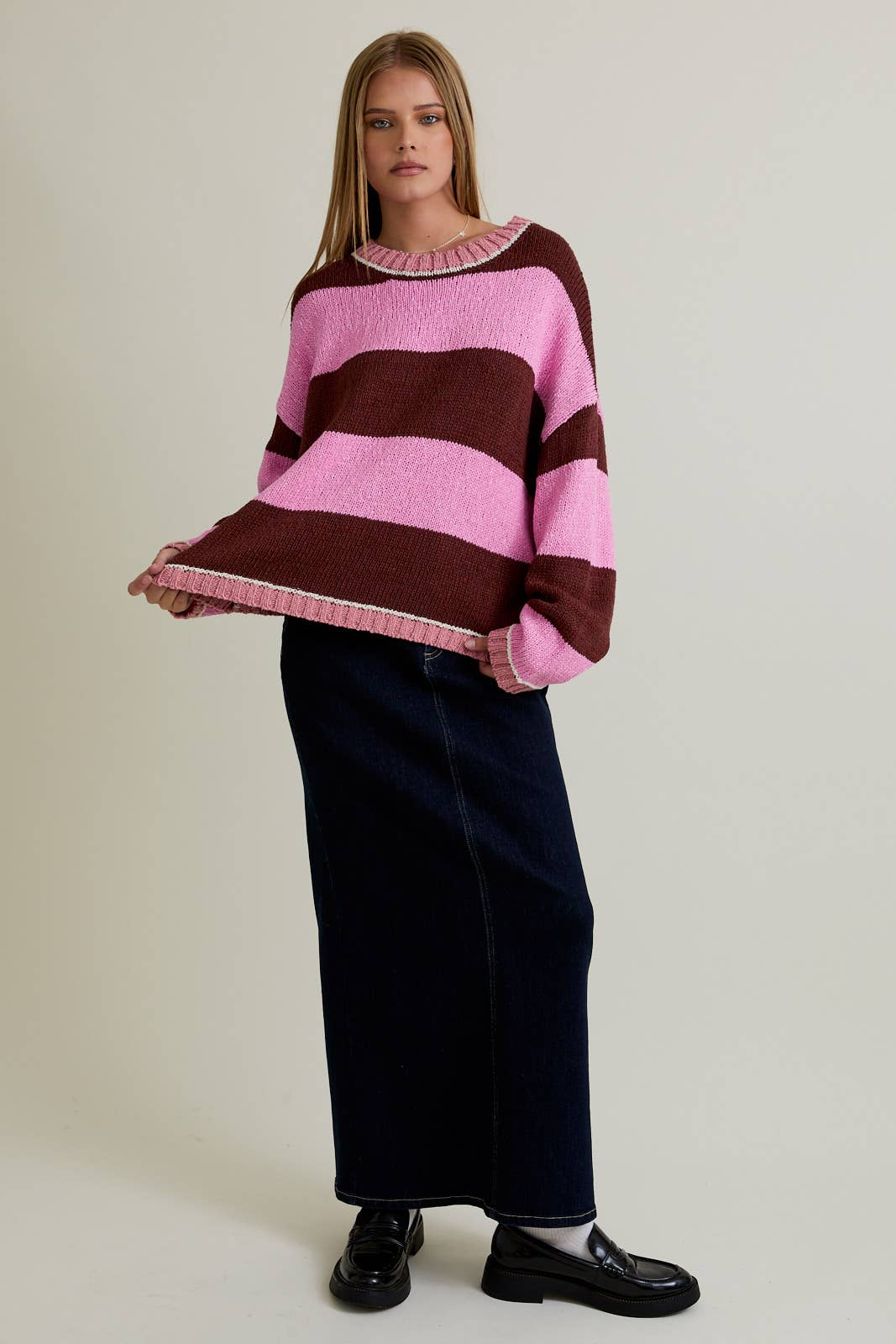 Abigail Stripe Sweater