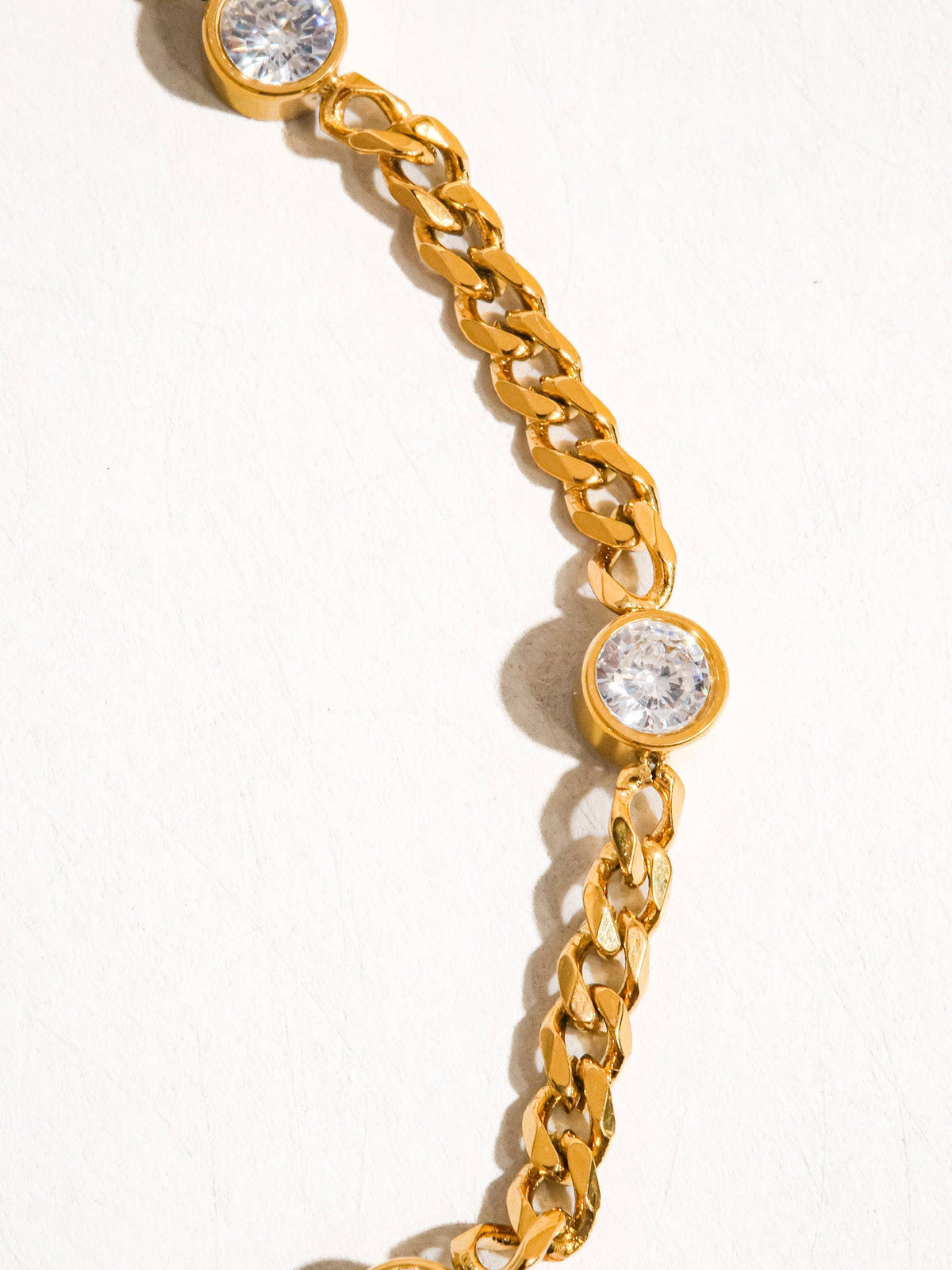 18K Gold Non-Tarnish Cyrus Chain Bracelet