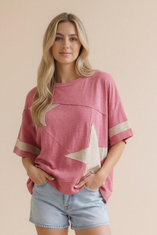 Taylor Star Patchwork Tee