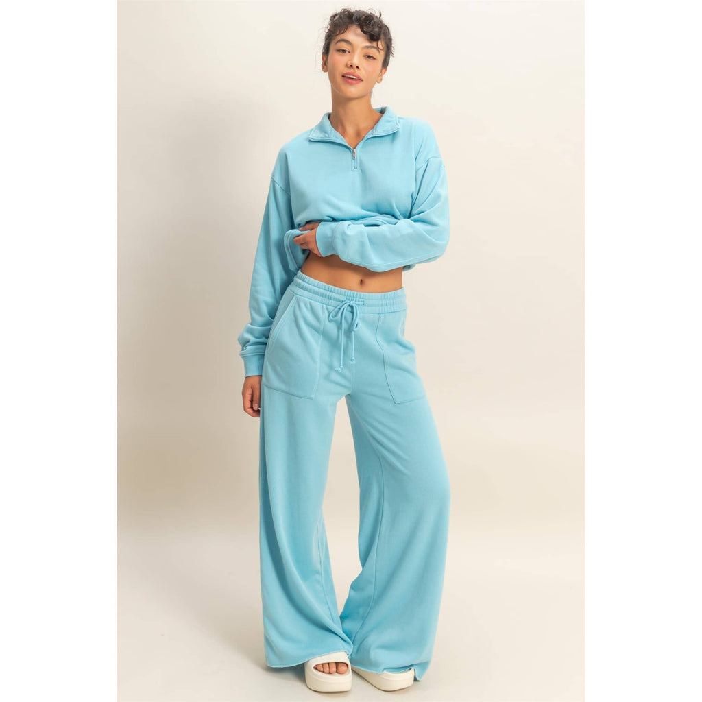 Wide-Leg Sweats