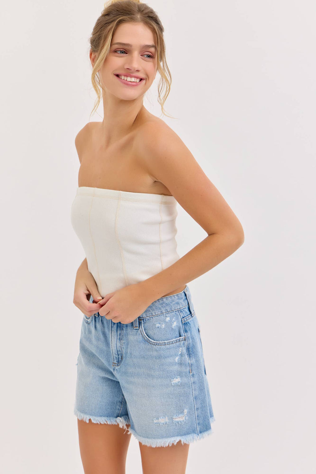 Mid Rise Boyfriend Short