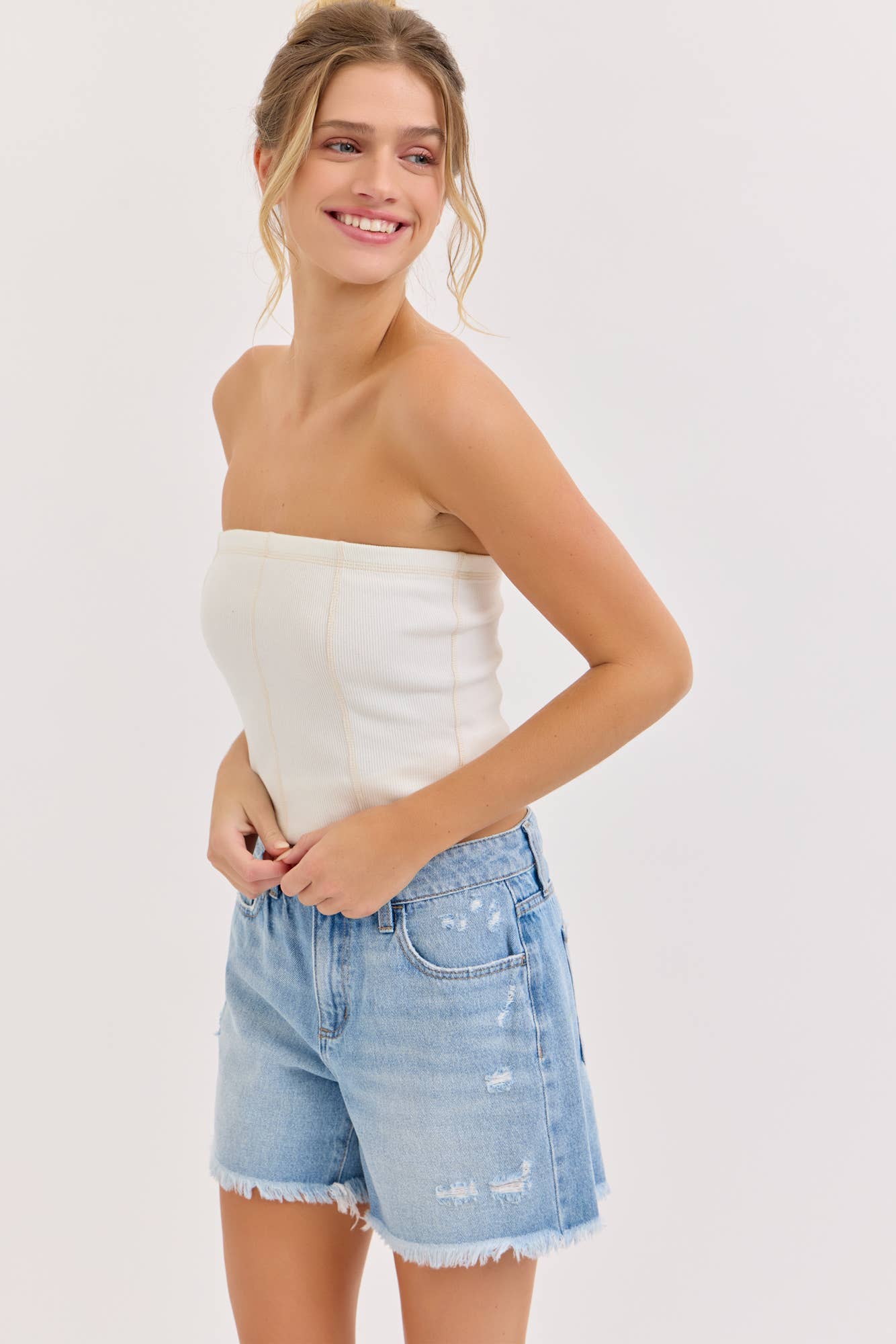 Mid Rise Boyfriend Short